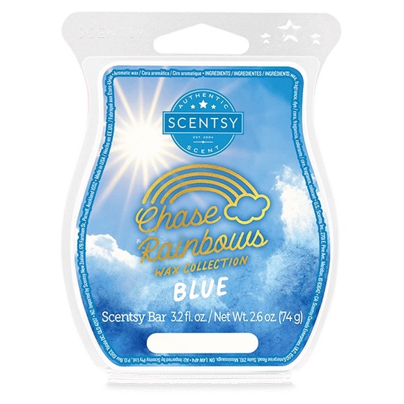 Scentsy Chase Rainbows Blue Wax Bar - Picture 1 of 4